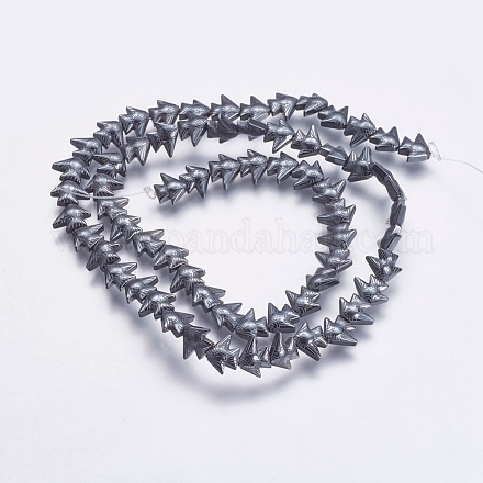 Non-magnetic Synthetic Hematite Bead Strands G-K237-17A-1