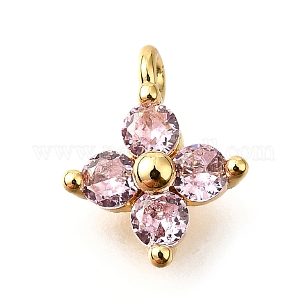 Латунные микро проложить кубического циркония подвески KK-D356-07H-G-1