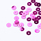 Ornament Accessories Plastic Paillette Beads, Sequins Beads, Disc, Camellia, 3x0.2mm, Hole: 1mm