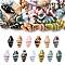 26Pcs 13 Colors Handmade Porcelain Beads, Conch Shape, Bright Glazed Porcelain, Mixed Color, 20x10.5x10mm, Hole: 1.8mm, 2pcs/color