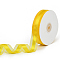 1Roll Solid Color Organza Ribbons, for Party Decoration, Gift Packing, Gold, 1 inch(25mm), about 50.00 Yards(45.72m)/Set, 1roll/set