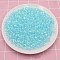 Plastic Beads, Tube, Light Sky Blue, 3x2mm, about 20g/set