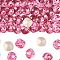 Preciosa® MAXIMA Crystal Fancy Stones, Czech Crystal, 435 36 132 Cushion Square, Dura Foiling, 70010 Rose, 12x12mm