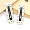 Alloy Snap Hair Clips, Hair Accessories for Women & Girls, Rectangle, Rectangle, 75x22mm