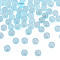 Transparent Acrylic Beads, No Hole, Round, Light Sky Blue, 3.5mm, about 17000pcs/500g
