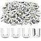 100Pcs Galvanize Cap, Platinum, 15x13.5x3mm, 100pcs/set