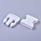 Plastic Adjustable Quick Side Release Buckles, for Luggage Straps Backpack Repairing, Rectangle, White, 68x47x14mm, Hole: 5x38mm