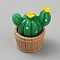 Cactus Miniature Ornaments, Micro Landscape Home Dollhouse Accessories, Pretending Prop Decorations, Camel, 18x21x28mm