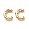 304 Stainless Steel Pendants, Real 14K Gold Plated, Ion Plating(IP), Balloon Letter Charm, Letter C, 19.5x14x5.5mm, Hole: 2mm