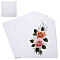 Cotton Embroidery Fabric, Square, White, 302x302x0.2mm