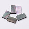 Black Lip Shell Cabochons, Rectangle, Black, 7x4x1mm