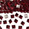 Preciosa® MAXIMA Crystal Fancy Stones, Czech Crystal, 435 23 615 Square, Dura Foiling, 90090 Siam, 6x6mm