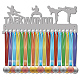 Модная железная вешалка для медалей ODIS-WH0037-200-1