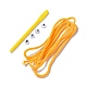 DIY編みかご細工キット  両面ステッカー付き  文字列とプラスチックの編み針  エヴァとプラスチックの発見  象  ランダム単色またはランダム混色 DIY-M044-03-3