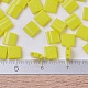 MIYUKIティラビーズ  日本製シードビーズ  2穴  （tl404)不透明な黄色  5x5x1.9mm  穴：0.8mm  約590個/50g SEED-X0054-TL0404-4