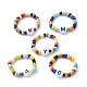 Glass Seed Beads Stretch Finger Rings RJEW-JR00305-M-1