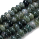 Natural Moss Agate Beads Strands G-R451-01-1