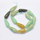 Natural White Jade Beads Strands X-G-G702-03-2