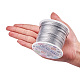 BENECREAT 12 Gauge(2mm) Aluminum Wire 100FT(30m) Anodized Jewelry Craft Making Beading Floral Colored Aluminum Craft Wire - Silver AW-BC0001-2mm-02-3