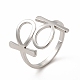 304 anello da polso aperto da donna con segno femminile in acciaio inossidabile RJEW-B027-01P-1