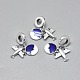 925 Sterling Silver European Dangle Charms STER-I019-32AS-1