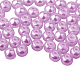 Pandahall elite 4mm environ 1000 pièces minuscule perle de verre perles rondes assortiment lot pour la fabrication de bijoux boîte kit prune HY-PH0002-11-B-2