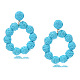 Pendientes colgantes de rafia&nbsp;FS-WG6C817-01-1