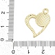 Подвески из сплава с микропаве из стразов FIND-K020-03G-3