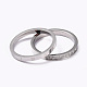 304 Stainless Steel Finger Rings Sets RJEW-F110-09P-2