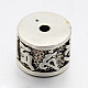 Colonna in ottone scolpito perline carattere sigillo KK-F0292-05-1
