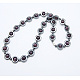 Non-magnetic Synthetic Hematite Necklaces X-NJEW-D006-3-1