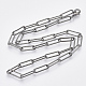 Fabricación de collar de cadena de clip de papel con textura de latón MAK-S072-01A-B-2
