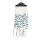 Плетеные браслеты из рафии ручной работы AJEW-S072-04-2