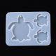 Moules en silicone pour pendentif tortue DIY-I026-22-2