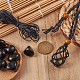 Набор для изготовления плетеных браслетов crafans diy с каменными бусинами DIY-CF0001-11-4
