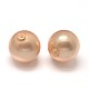 Half Drilled Round Shell Pearl Beads BSHE-M002-14mm-04-1