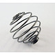 Gunmetal Iron Round Spiral Bead Cages X-E299Y-B-1