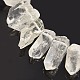 Natural Rough Quartz Crystal Bead Strands G-I111-03-3