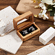 Деревянные магнитные шкатулки для хранения подарков с запонками и крышкой на петлях WOOD-WH0062-27A-5