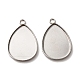 Оправы для подвесок из нержавеющей стали 304 в виде кабошонов STAS-D379-08B-P-1