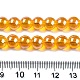 Гальванизируйте прозрачное стекло бисер нитей GLAA-T032-T8mm-AB11-4