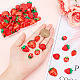arricraft 60 Pcs 6 Styles Strawberry Slime Charms CRES-AR0001-17-3