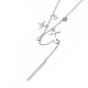 (Vente d'usine de fêtes de bijoux) 304 colliers pendentifs en acier inoxydable NJEW-JN02887-03-1