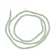 Chapelets de perles en jade naturelle nouvelle G-F596-02-2mm-2