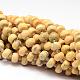 Naturelles agate jaune brins de perles X-G-K115-67-1