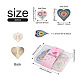 Kissitty 20Pcs 5 Style Heart Alloy Enamel Pendants ENAM-KS0001-08-3