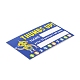 Carte d'incitation de récompense de papier rectangle DIY-K043-06-01-3