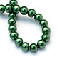 Chapelets de perles rondes en verre peint X-HY-Q330-8mm-71-4