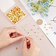 CREATCABIN 800Pcs 4 Colors 2-Hole Glass Seed Beads SEED-CN0001-04-4