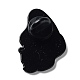 Fantôme avec broche en émail en alliage de chat noir JEWB-E034-02EB-04-2